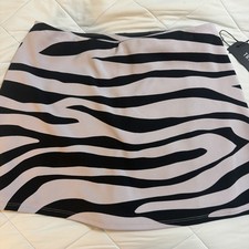 Zebra Print Tennis Skirt 