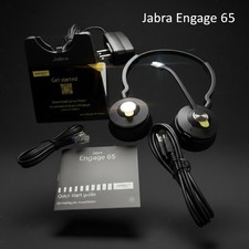Jabra Engage 65 Stereo Wireless Headset Charging Base New Without Box Never Used