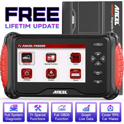 Ancel FX8000 OBD2-Scanner   Auto All-System-Diagnosegerät & OBD2-Fehlercodeleser