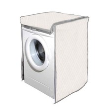 COPRILAVATRICE IN TESSUTO 60X60X80CM IN COLORE BIANCO