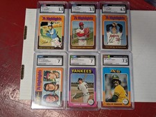 1975 Topps MLB Baseball Complete Set 1-660 With 30 CGC Graded COND EX To NM-MT