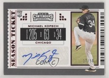 2019 Chronicles Contenders Season Tickets Red 17/50 Michael Kopech #2 Auto 4f5
