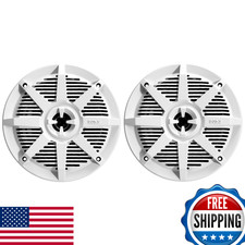 BOSS Audio Systems MR52W 5.25 inch Marine Boat Stereo Speakers - 150 Watts Coaxi