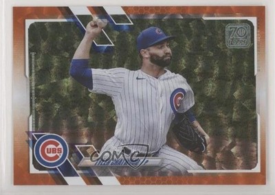 2021 Topps Orange 85/299 Tyler Chatwood #184 00gy