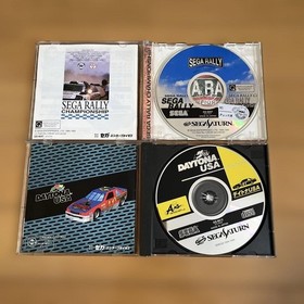Sega Saturn Lot 4 Panzer Dragoon Sega Rally Daytona USA Shining Wisdom Japan