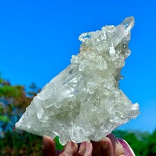1.26LB A+++Natural White Crystal Himalayan Quartz Cluster /Mineralsls Specimen