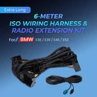 ISO Radio Wiring Harness 6M Extension Kit for BMW E46 E39 E53 DSP Harman Kardon