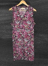 MICHAEL Michael Kors Large Dress Sleeveless  Floral Ditsy Cherry Blossom Ruffle