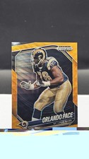 2025 Panini Prizm Black - Orlando Pace #141 Orange Wave Prizm /60 *RAMS*