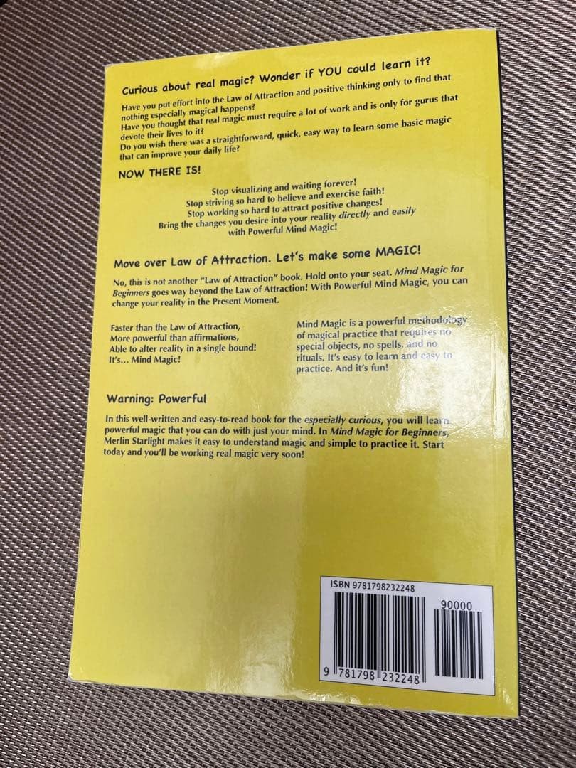 Mind Magic for Beginners Merlin Starlight Paperback Used Book | eBay