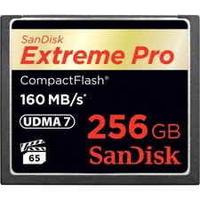 SANDISK SDCFXPS-256G-A46 Extreme Pro 256Gb High Compact Flash Cf 160 Mbps Read