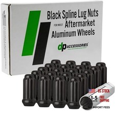 Lug Nuts Compatible with 2007-2021 Toyota 2007-2021 Aftermarket Wheels Black
