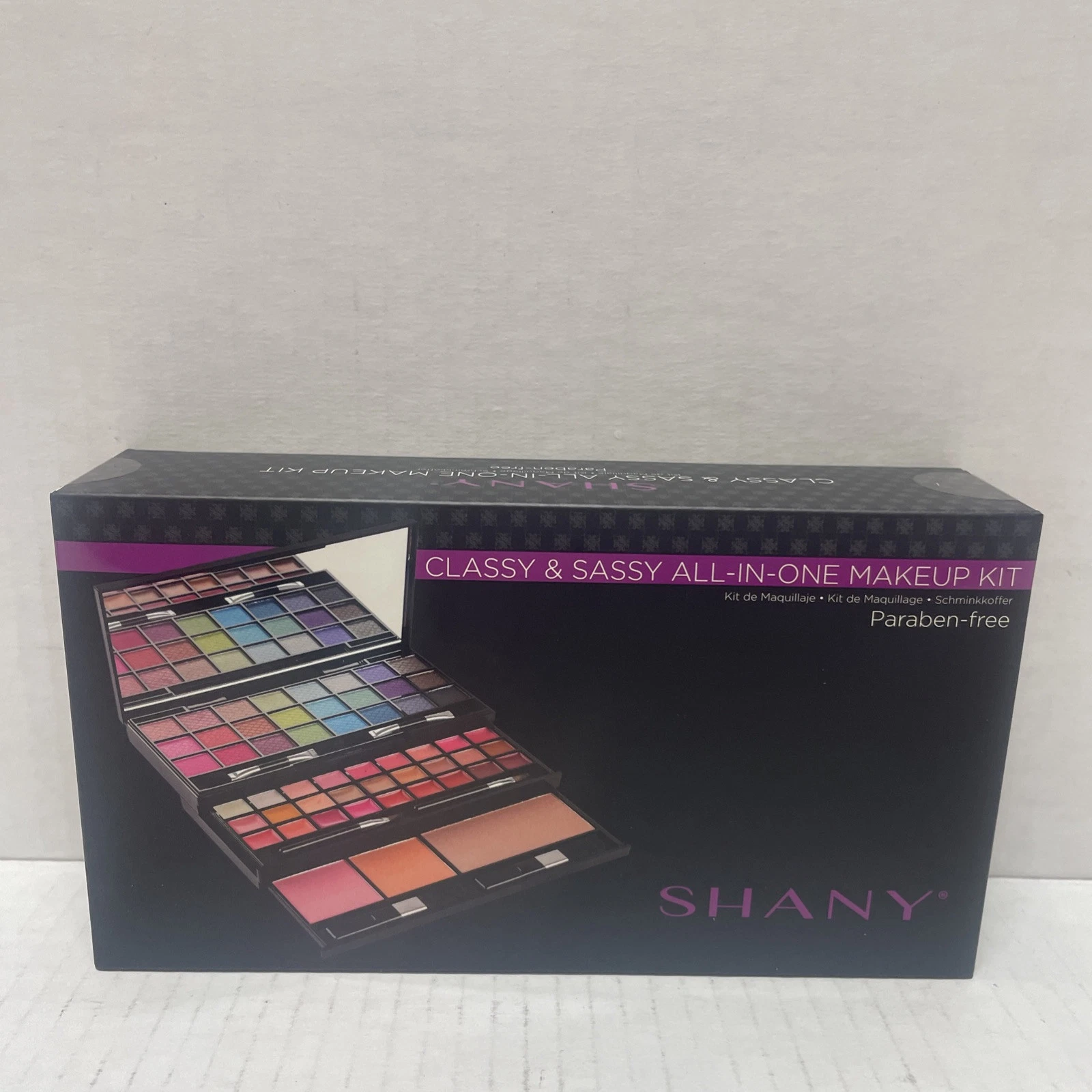 SHANY Classy & Sassy All-in-One Kit with 45 Colors, 6 Applicators, and 1 Mirror