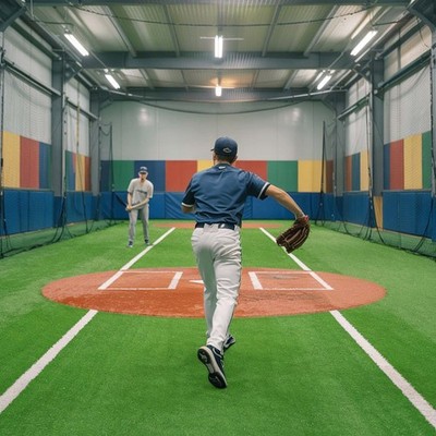 Yescom Baseball Batting Cage Turf Roll Backyard Hitting Padded Synthetic Grass