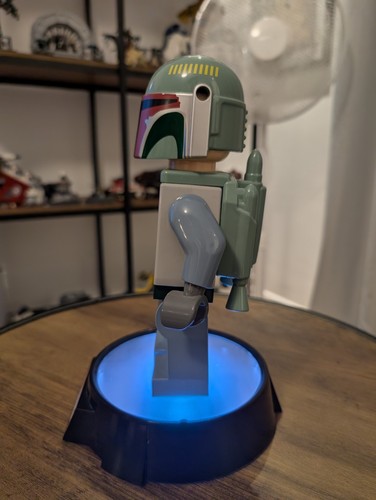 Lego Star Wars Retired Boba Fett Minifigure Large Night Light Torch Ex Cond. ⭐ - Picture 3 of 8