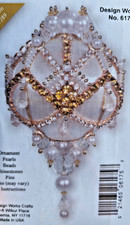 Mary Maxim Design Works 6175 Ball Stunning Sequin Bead Christmas Ornament KIT