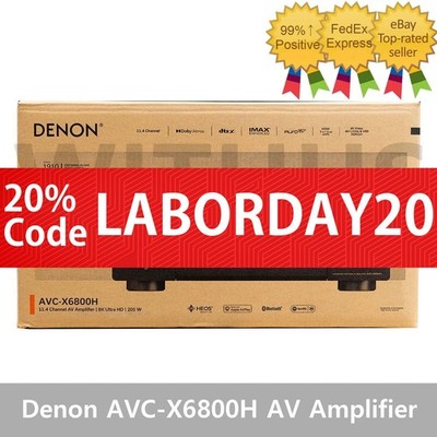 Denon AVC-X6800H 11.4 Ch 8K AV Amplifier w/ 3D Audio HEOS  Built-in 220V / 60Hz=