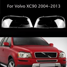 For 2004-2013 Volvo XC90 Front Headlight Headlamp Clear Lens Shell Cover Pair