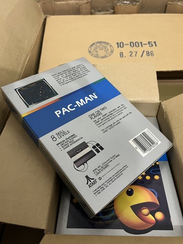 Pac-Man Atari 5200 (1982) Factory Box 3 Games. NOS. GENUINE / MINT + Free Gift✅ - Picture 6 of 9