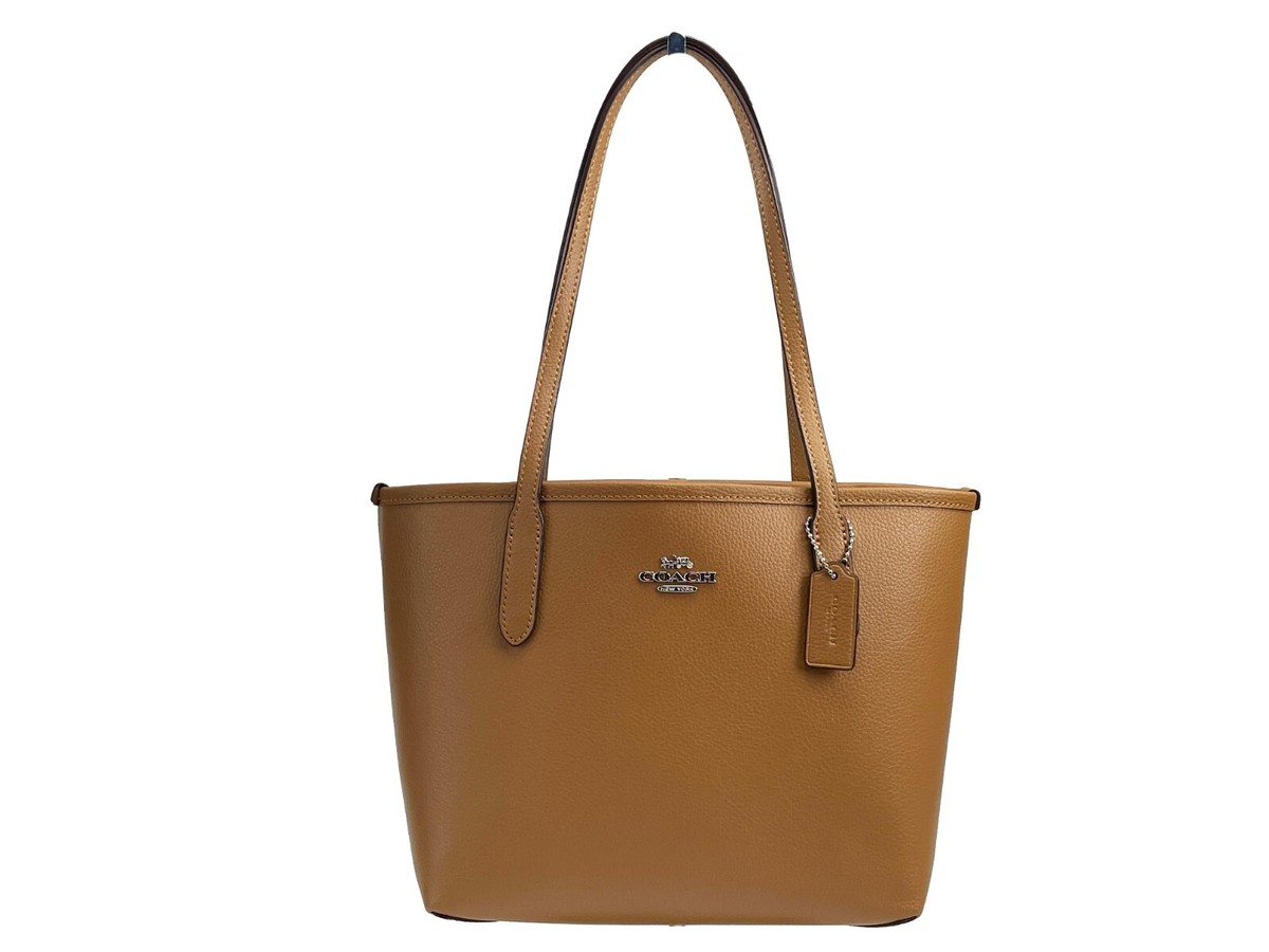 Coach (CT859) Small City Leather Tote Bag | eBay