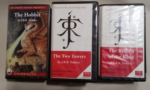 Lord of the Rings The Hobbit Audio Cassette Unabridged Recorded Books Tolkien F