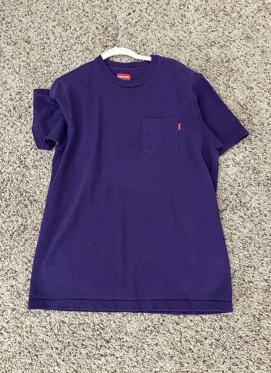 Supreme Small Box Logo Medium Short Sleeve Tee Purple Size M Supreme Small Box Logo Medium Short Sleeve Tee Purple Size M