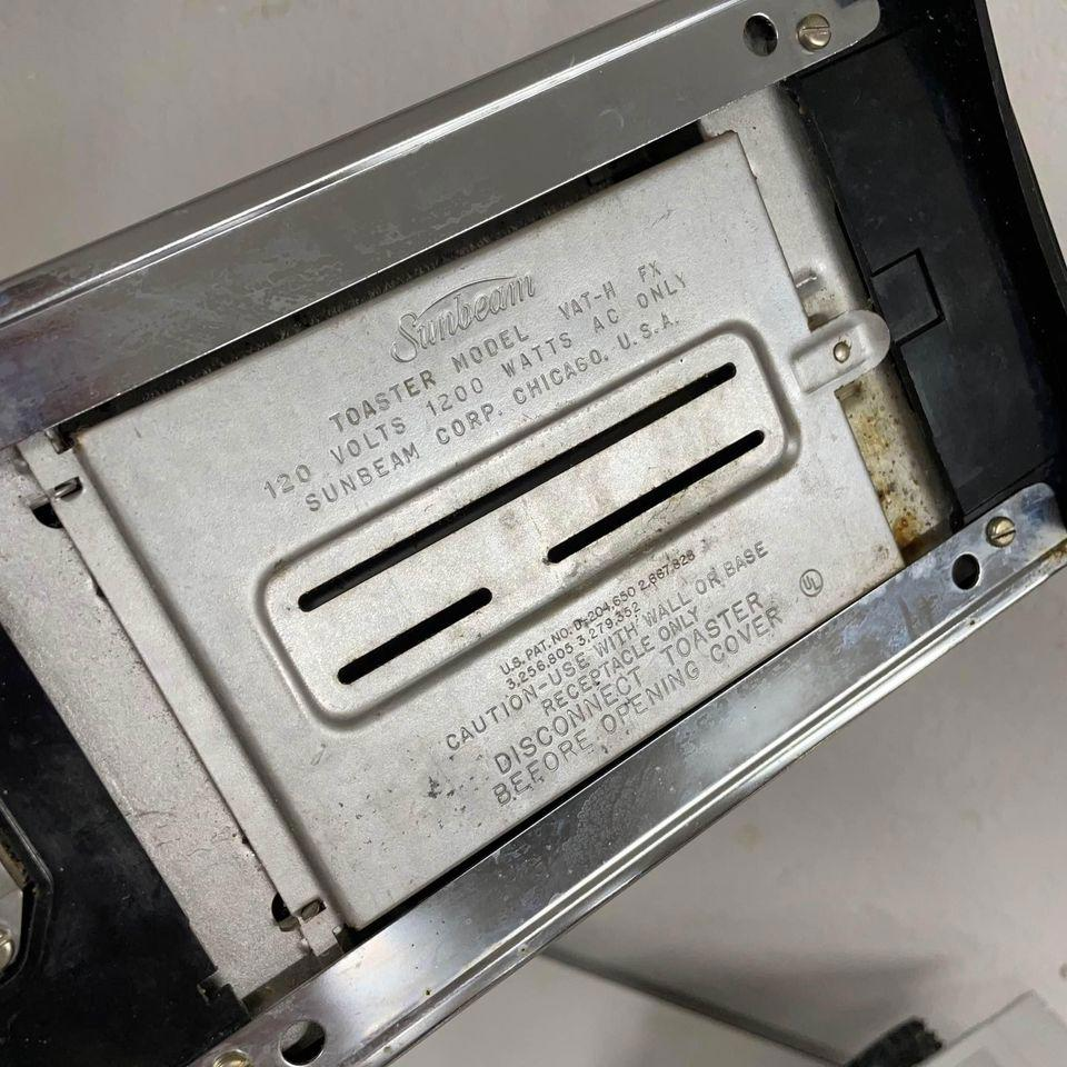 Vtg Sunbeam Vista Toaster Model VATH With Radiant Shade Control Chrome MCM HLN eBay