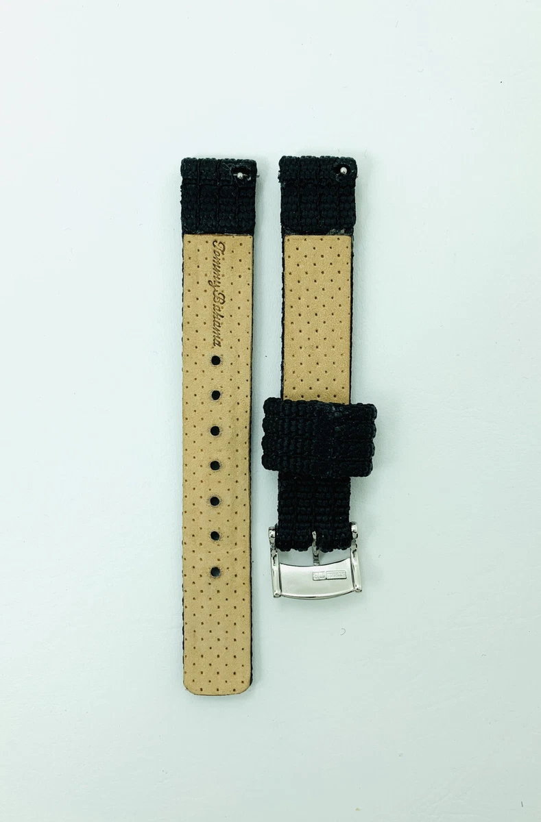 Tommy bahama woven on sale strap men's watch