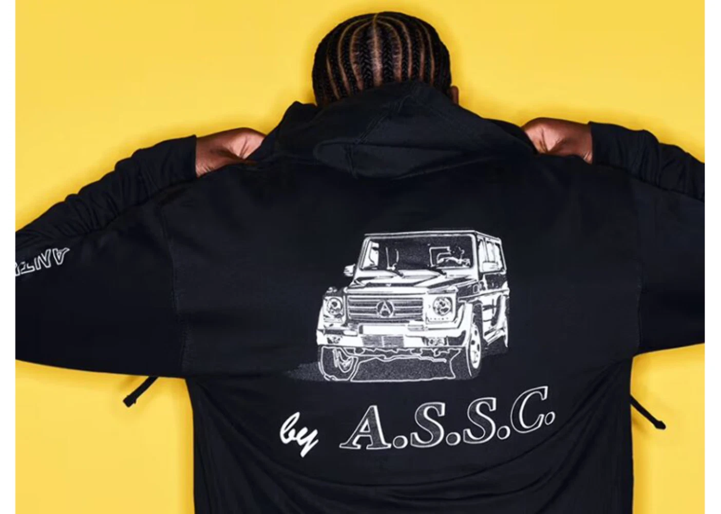 A BATHING APE (BAPE) Felpa con cappuccio Anti Social Social Club Berlin nera