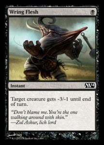 Wring Flesh x4 - Magic 2014 - NM-Mint, English - Magic 2014