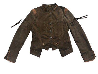 Veste Marron Marithé + François Girbaud - Taille 40, Style Destructuré - Coton/polyester - Occasion Très Bon état