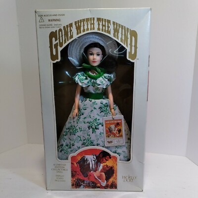 World Doll Gone With The Wind Scarlett O'Hara #71152  Dress In Box EUC Box Wear