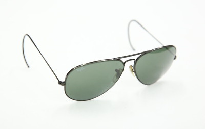 Vintage B&L RAY-BAN USA Aviator Wrap-Around Sunglasses 62[]14
