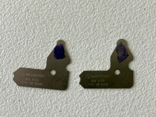 MITUTOYO 186 RADIUS GAGEs Machinist Toolmakers Made in Japan