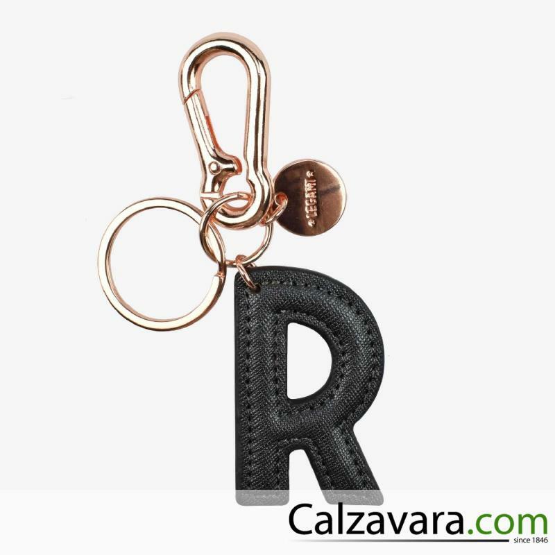 LEGAMI Portachiavi  Con Iniziale - Key Ring My Initial - R - Nero Black