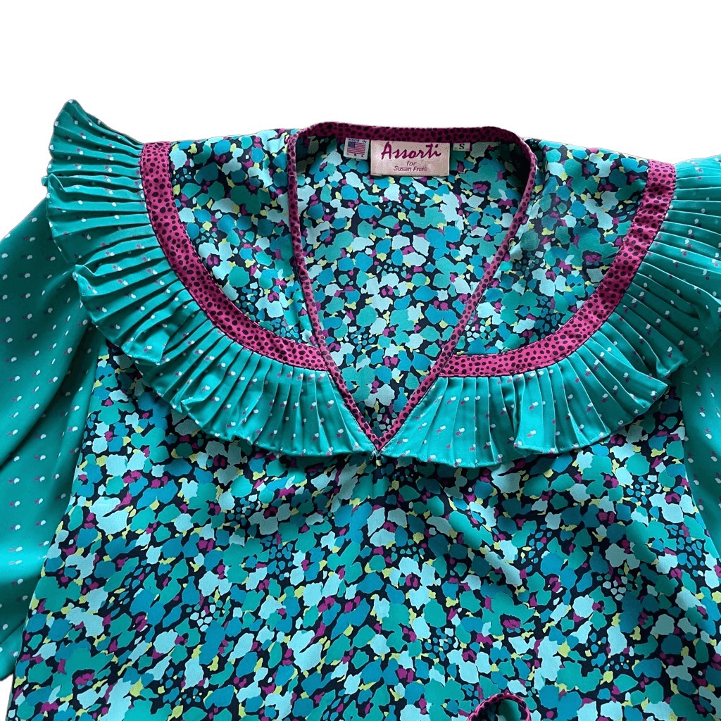 新緑の季節なassotie susan freis Assorti for Susan Freis Skirt Set Womens S Pink Green