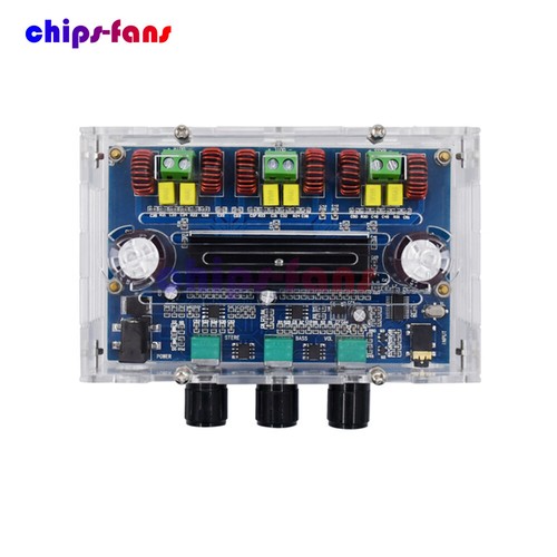 AUX Bluetooth 5.0 TPA3116D2 Digital Power Amplifier Board 2.1 Channel 2*50W+100W - Picture 6 of 40