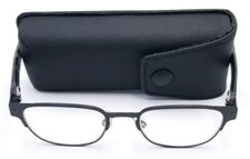 Marc Ecko Womens Black Patterned 48 19-135 Square Eyeglasses Frame Only 2666