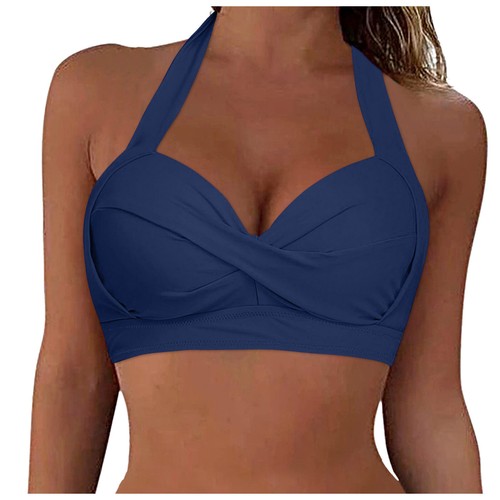 Women Lace Up Swimwear Tops Underwire Full Coverage Bikini Top Push Up Swim New - Bild 19 von 78