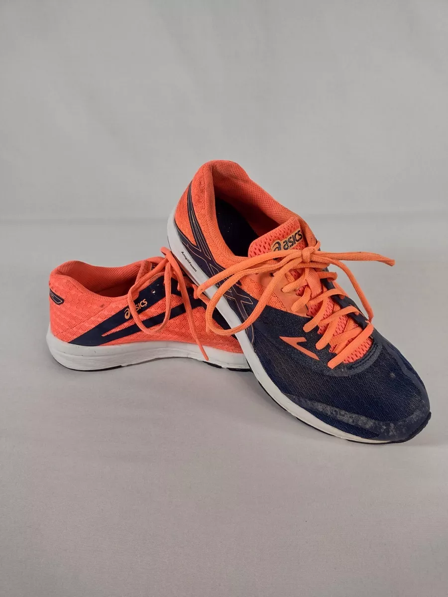 Asics Amplica Women s Running Shoes Size 8.5 Navy Orange White