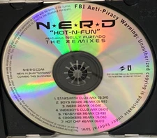 N*E*R*D "Hot -N- Fun" PROMO ONLY MAXI CD REMIXES x7 Crookers WIDEBOYS NERD