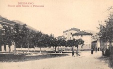 A1477) DICOMANO (FIRENZE) PIAZZA DELLE SCUOLE PANORAMA ANIMATA