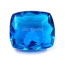 Lab Created 79.45Ct EGL Cushion Cut Transparent Sky-Blue Topaz Loose Gems 5JJC