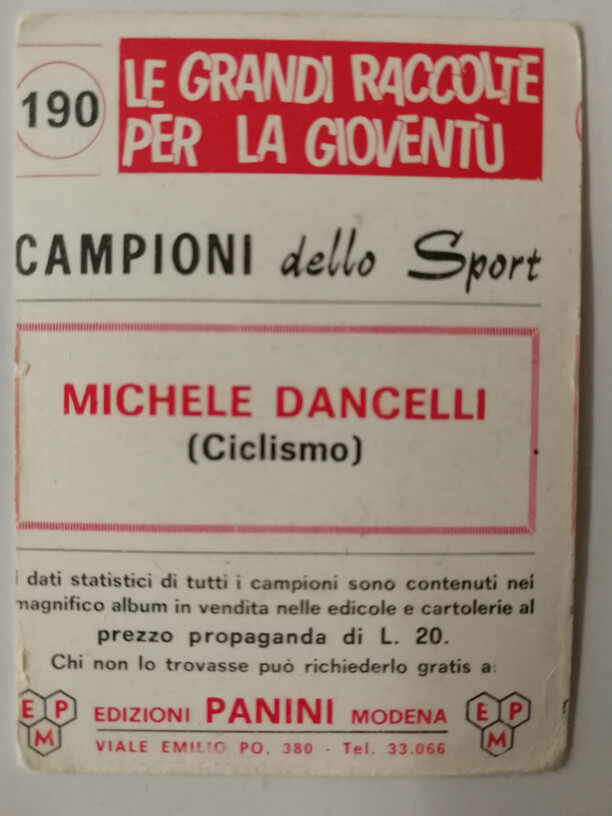 FIGURINA CAMPIONI DELLO SPORT PANINI 1968/69 BILL IVY n 224 REC EUR 2