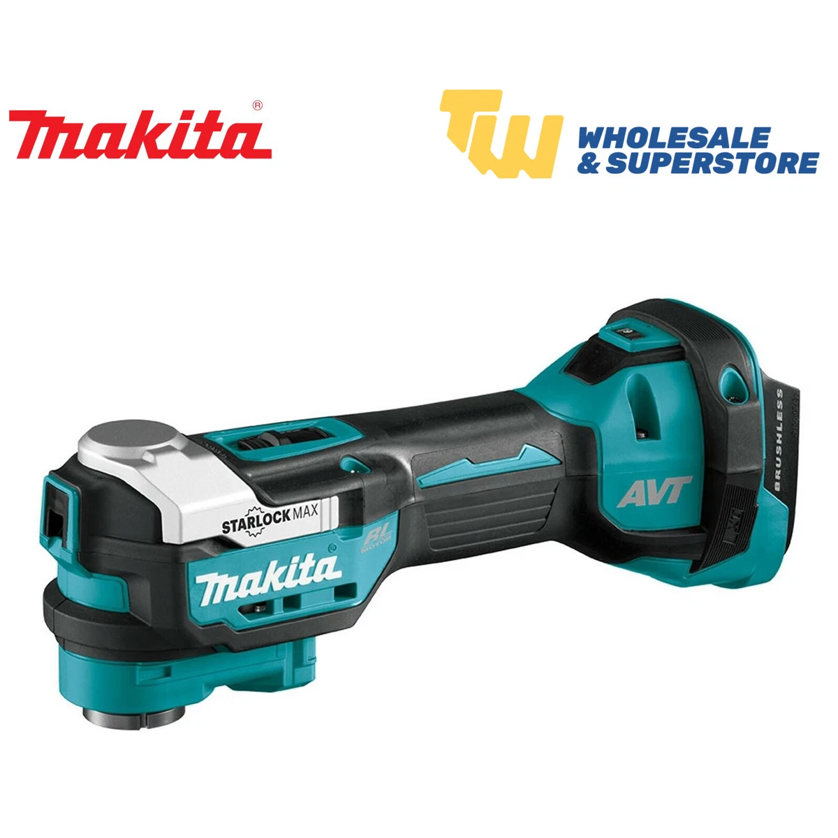 Makita DTM52RTJX2 Starlock Max 18V 5.0 AH Li-ion Outils multifonction dans  Mbox