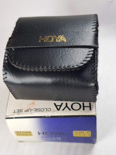 Hoya Genuine 37mm Close-Up Lens Set +1 +2 +4 Glass Lens Filter Japan 37 mm New - Picture 4 of 6