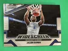 2022 Panini Prizm Draft Picks Jalen Duren Widescreen #WS-10 Memphis Tigers