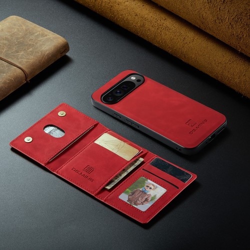 For Google Pixel 8A 8 7A 7 6A 6 9 Pro XL 2in1 Vintage Leather Wallet Case Cover - Picture 79 of 86