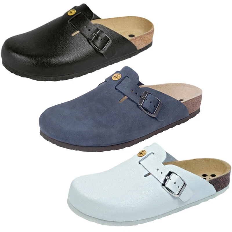 Weeger ESD-antistatik-Clog Naturkork Arbeitsschuhe Beruf Leder Unisex 48512