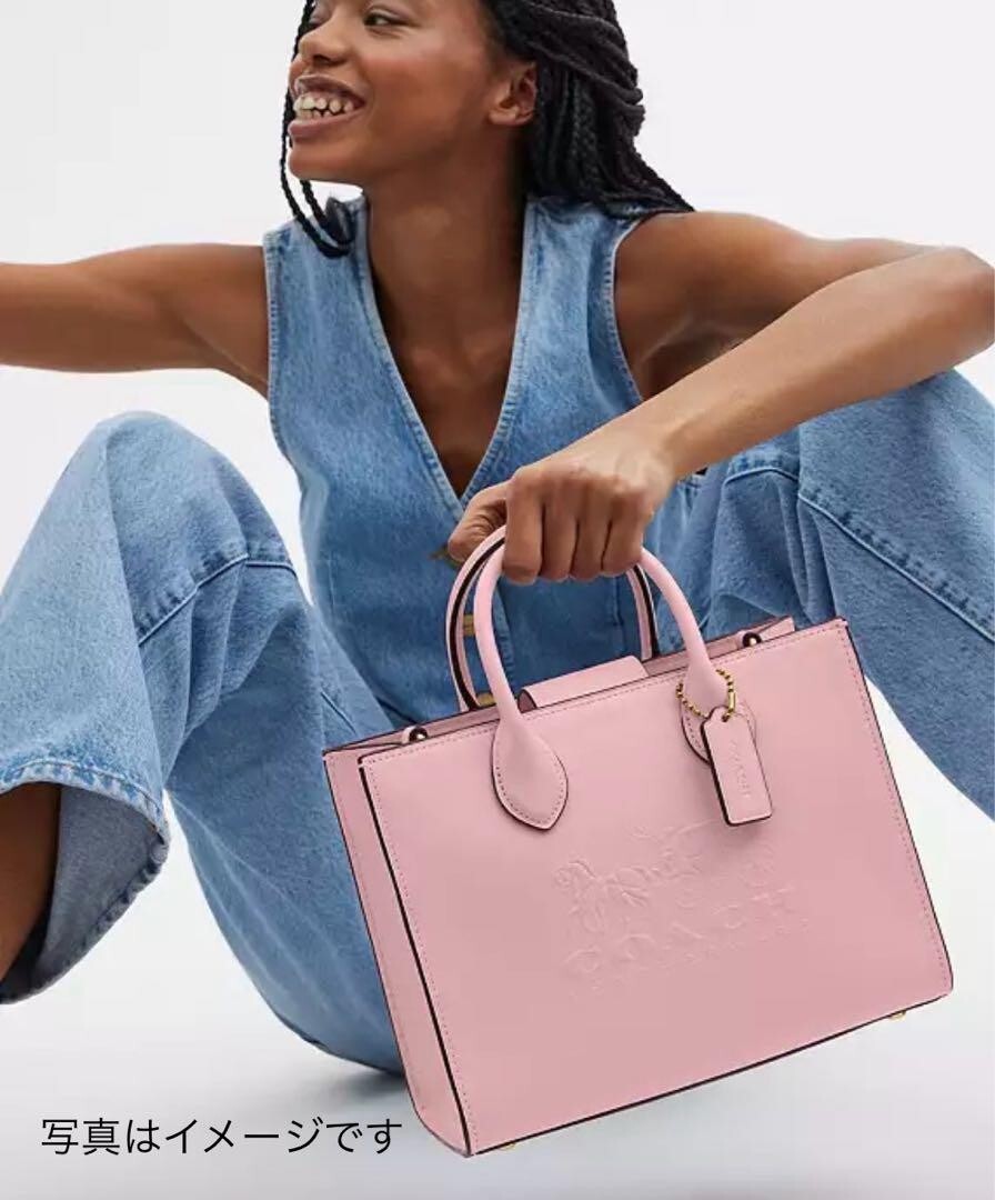 COACH Ace Tote 26 2WAY Handbag Shoulder Bag CR681 Pink